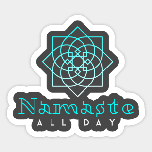 Namaste All Day Sticker